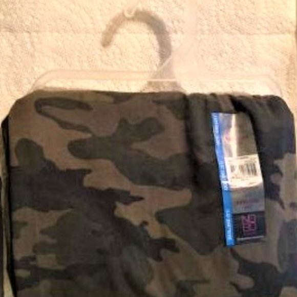 XXXL 21 JR 4 pair ankle leggings CAMO check BLACK - Picture 4 of 5